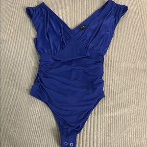 Express Blue bodysuit